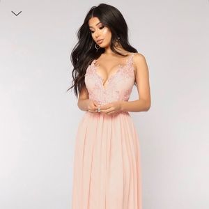Beautiful Blush Fashion Nova Dress Size L